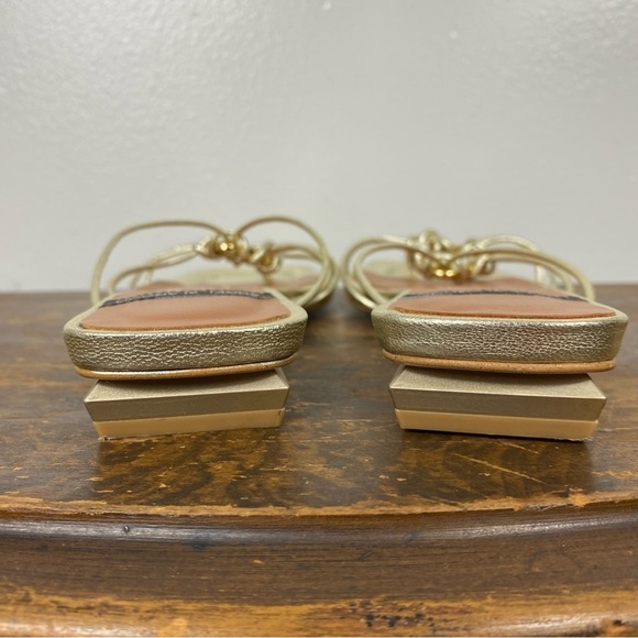 Angel Alarcon Anthropologie metallic square toe sandals - Picture 8 of 12